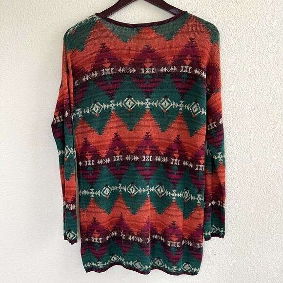 Denim Supply Ralph Lauren Womens Aztec Long Sweater Size M - Picture 2 of 7